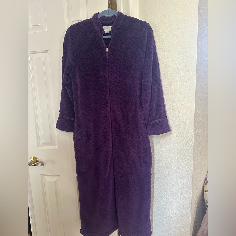 OSCAR de la RENTA (S/M) Purple Long Robe